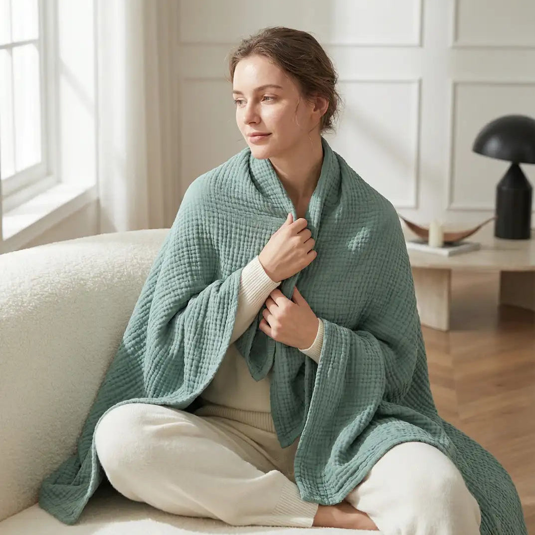 100% Natural Cotton Blanket